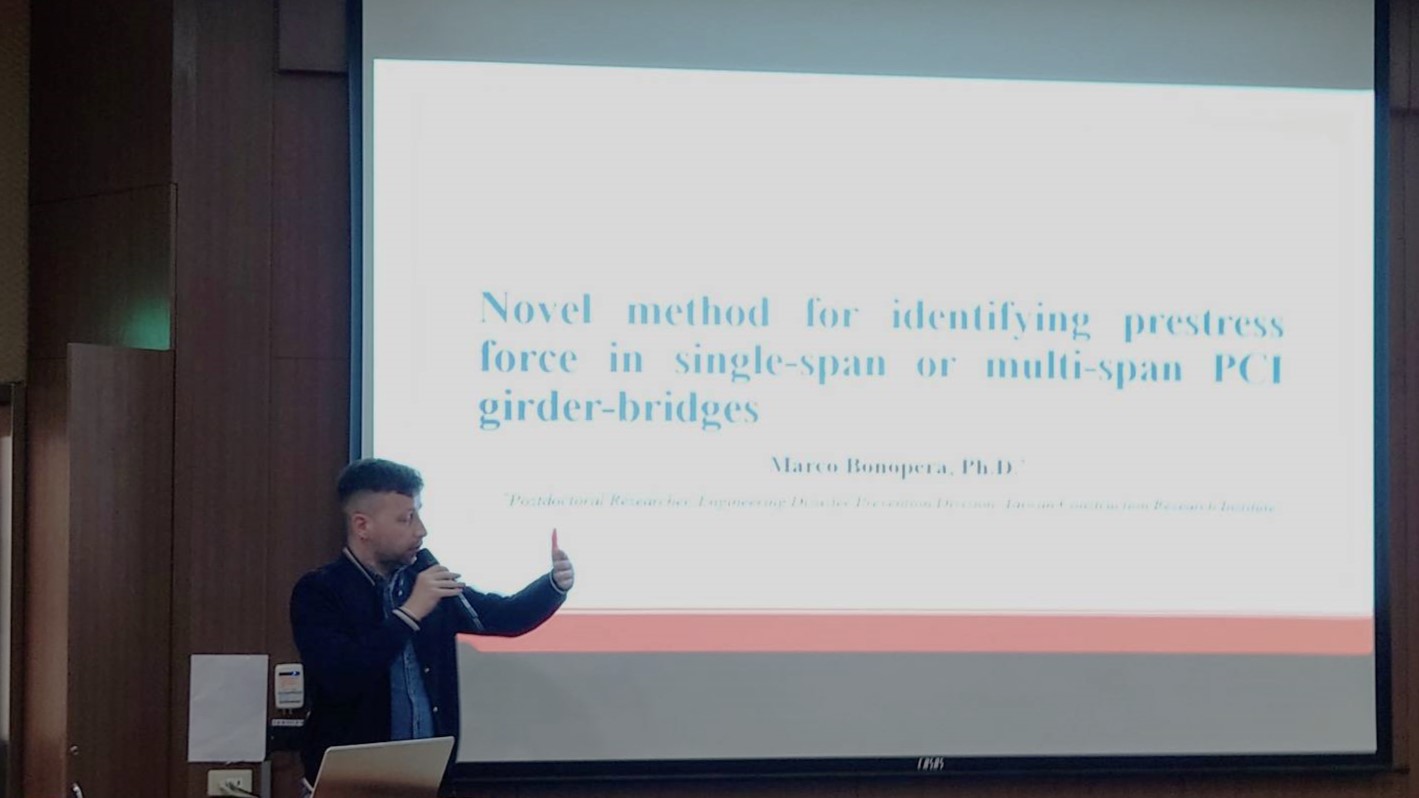 Marco Bonopera 博士 專題演講